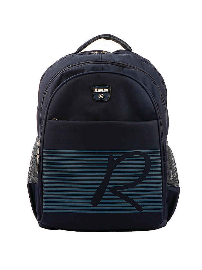 Raman Schooly 38L Navy Blue Casual Backpack