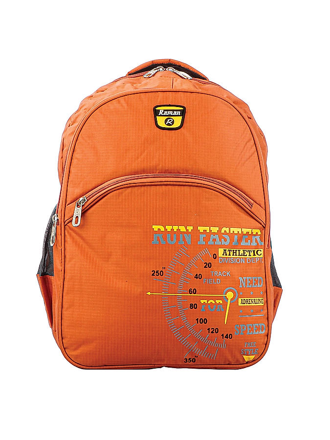 Raman Schooly 34L Orange Casual Backpack