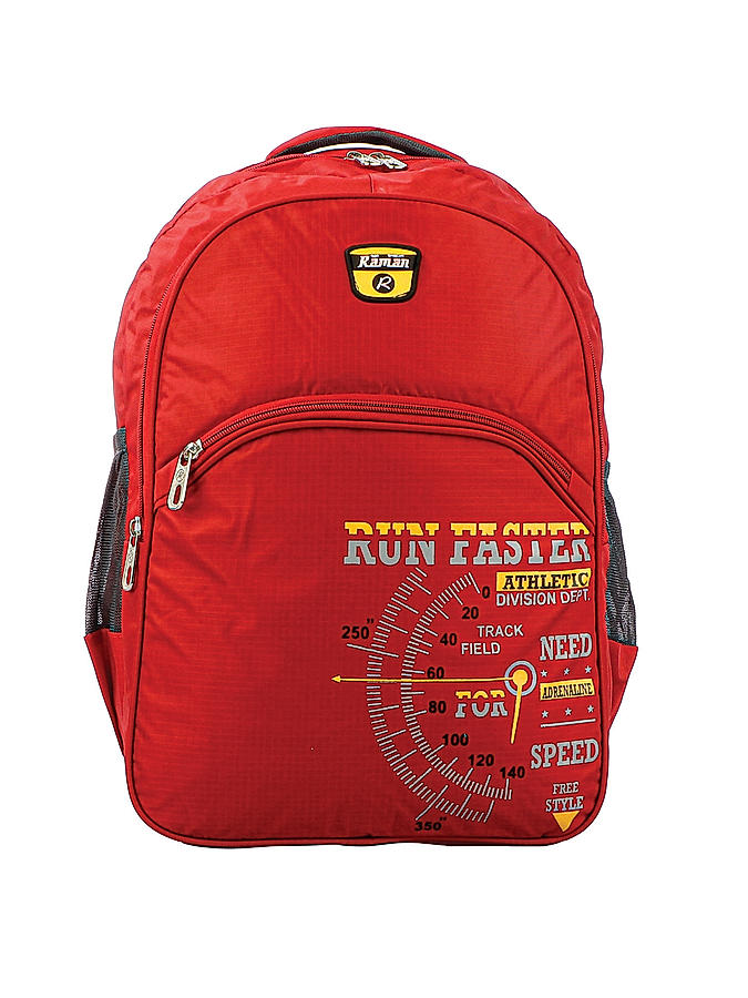 Raman Schooly 34L Red Casual Backpack