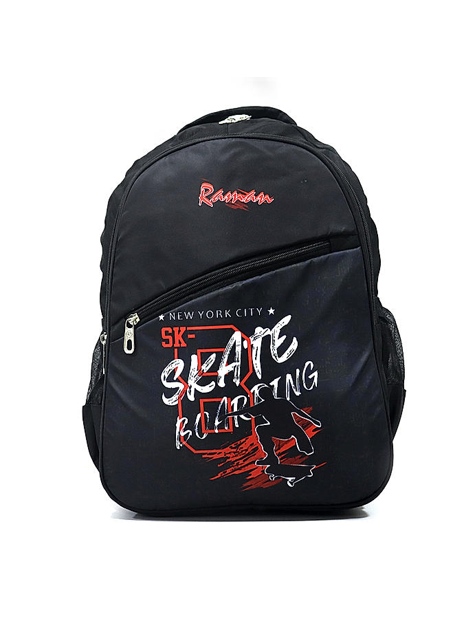 Raman Schooly 38L Black School Backpack