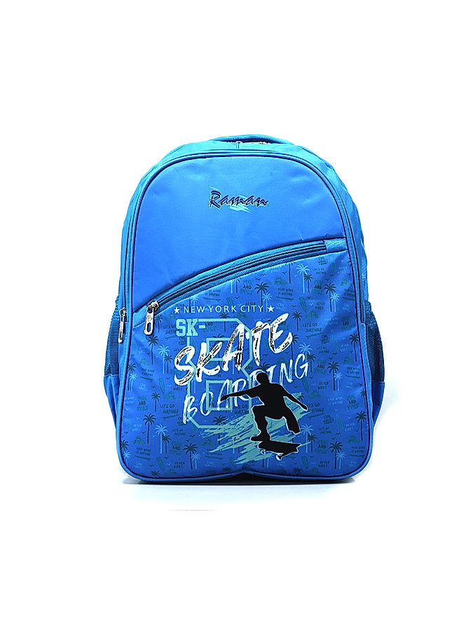 Raman Schooly 38L Turquoise Blue School Backpack