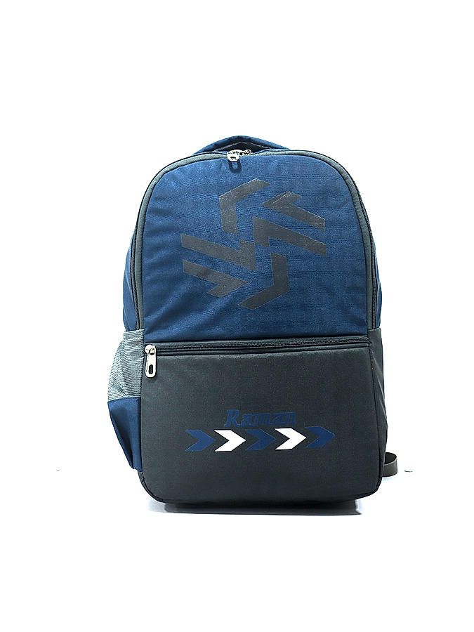 Raman Schooly 24L Navy Blue Casual Backpack