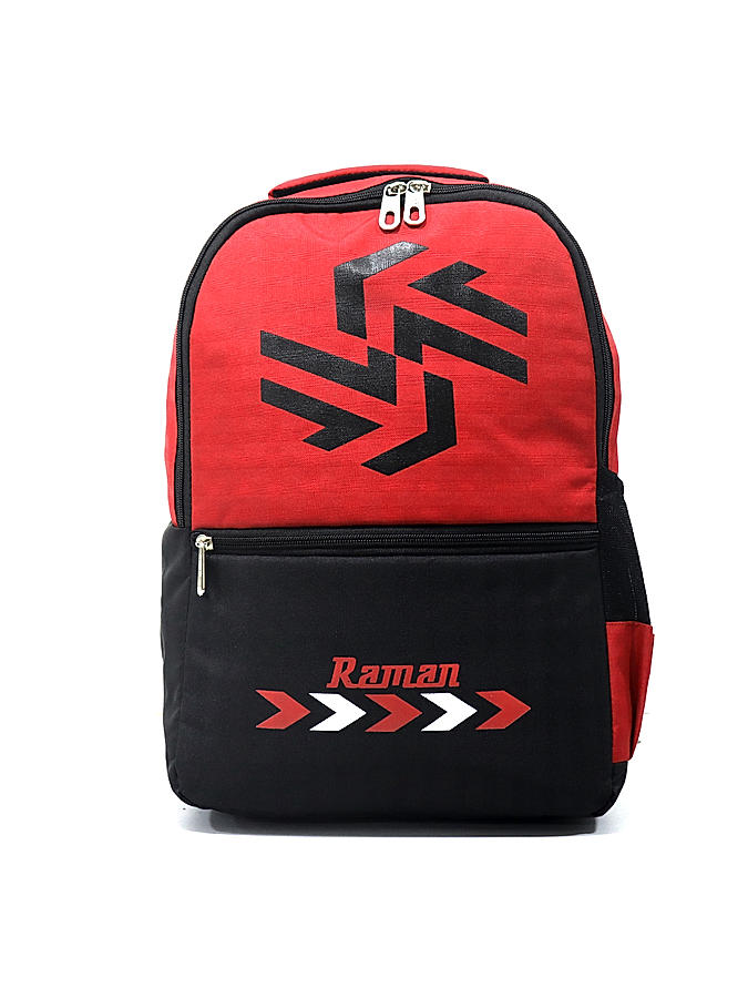 Raman Schooly 24L Red Casual Backpack