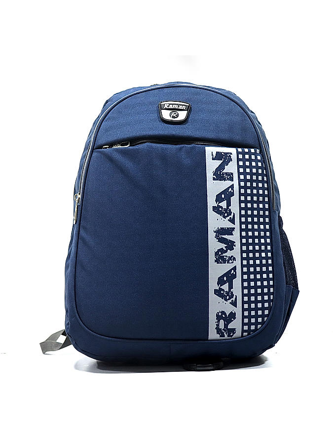 Raman Schooly 24L Navy Blue Casual Backpack