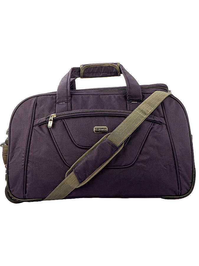 Raman Duffy Trolley 76L 22inch Purple Duffle Trolley Bag