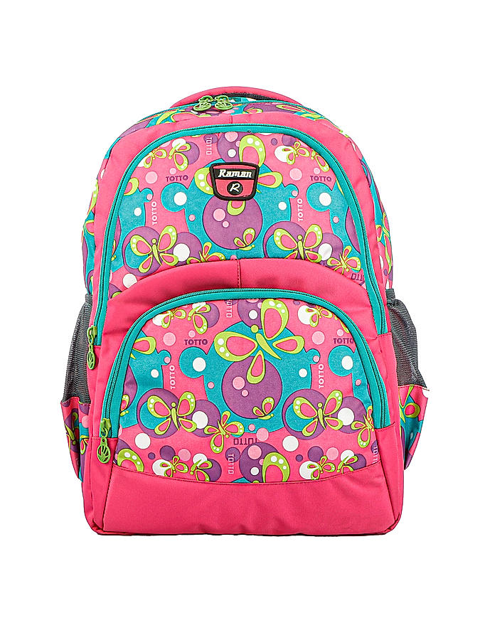 Raman Kido 24.5L Dark Pink Kids School Backpack 