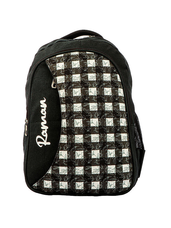 Raman Canvy 29L Black Casual Canvas Backpack