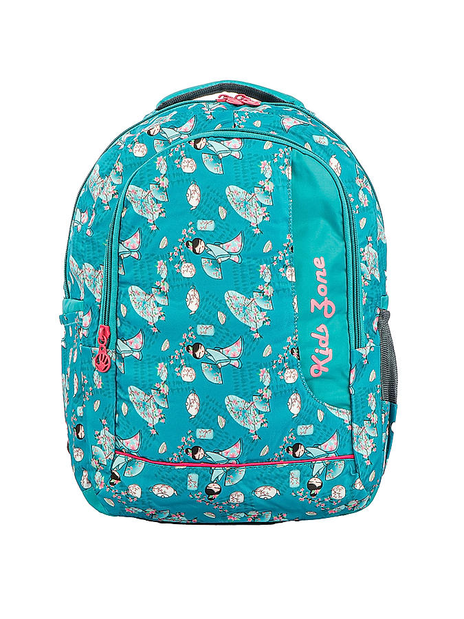 Raman Kido 19L Sea Green Kids School Backpack 