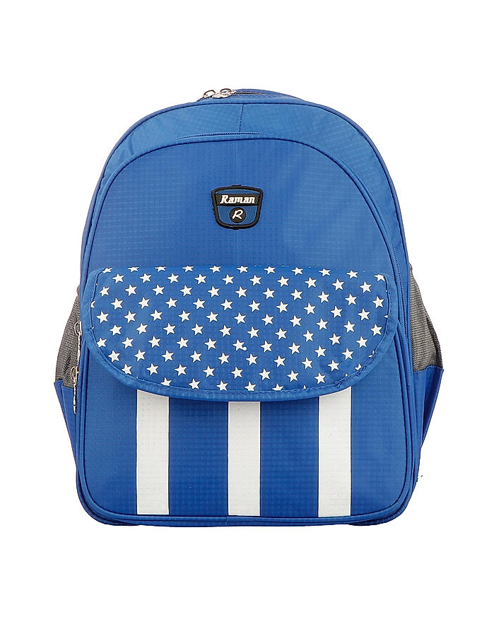 Raman Kido 27L Royal Blue Kids School Backpack 