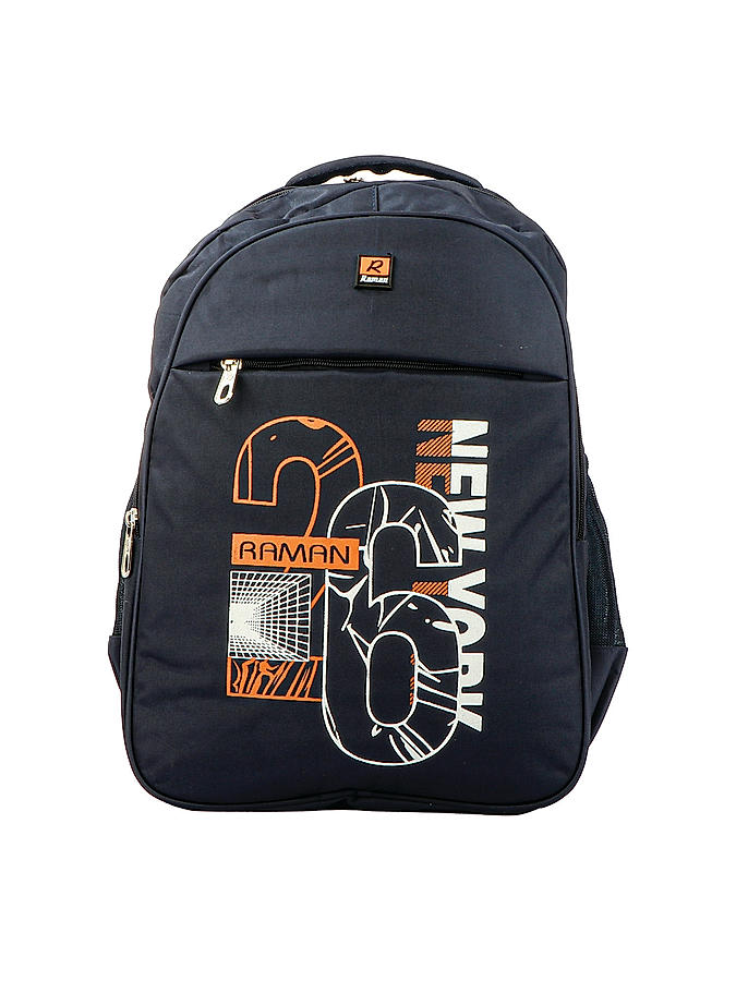 Raman Schooly 35L Navy Blue Casual Backpack