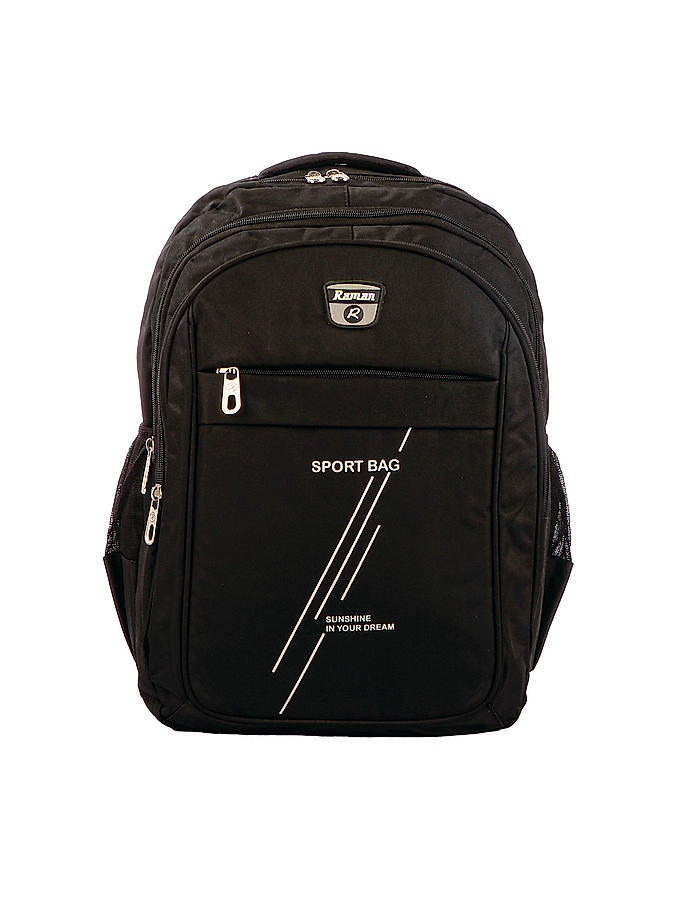 Raman Schooly 41L Black Casual Backpack