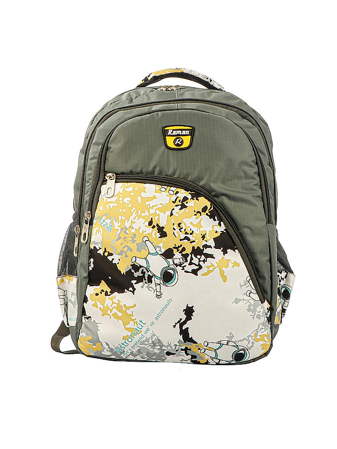 Raman Schooly 31L Grey School Backpack