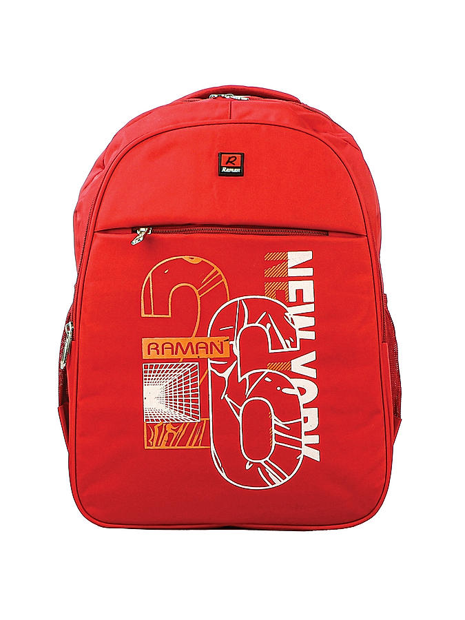 Raman Schooly 35L Red Casual Backpack