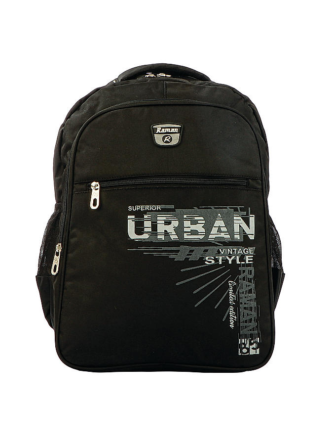 Raman Schooly 39L Black Casual Backpack