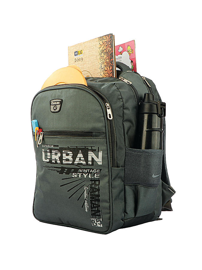 Raman Schooly 39L Grey Casual Backpack