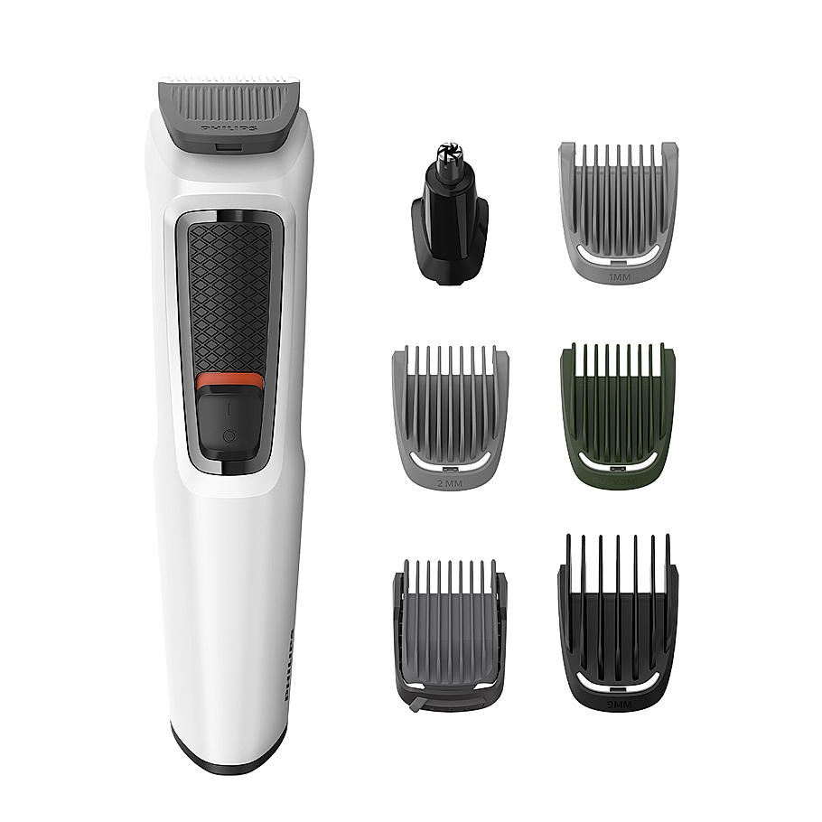 All in One Trimmer- | 7 in 1 Face, Ear, Nose and Body I Effortless Grooming at Home I Self Sharpening Stainless Steel Blades I No Oil Needed I 3 year warranty I 60 min runtime I MG3721/65