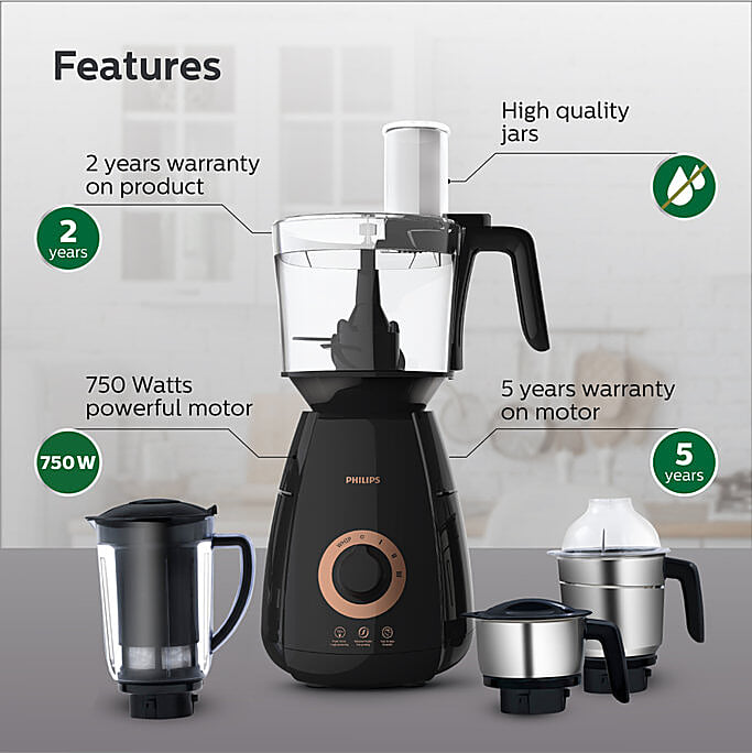 Buy Philips Mixer Grinder 750 Watt Mixie Online Philips Domestic Appliances