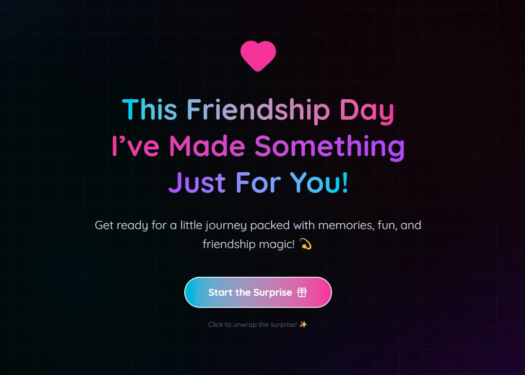 Friendship Day Website