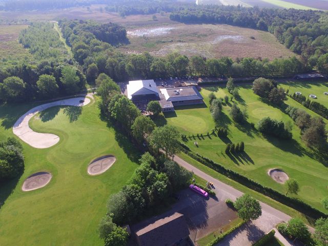 Martensplek luchtfoto noord nederland golft