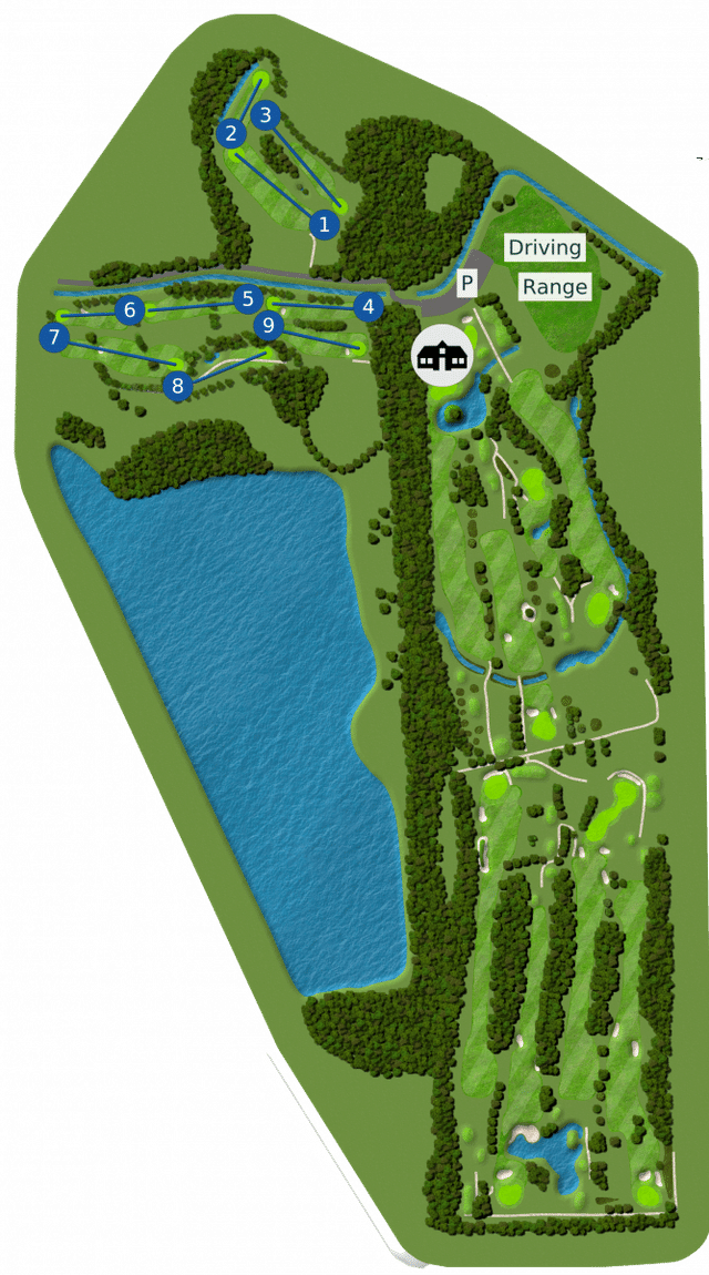 Plattegrond breuninkhof kleine golfbaan