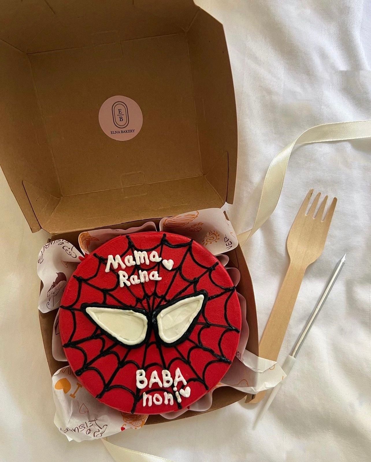 كيكة سبايدر مان 