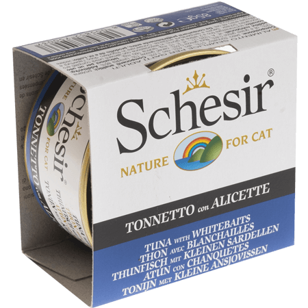 Schesir Cat Tuna With White baits 85g