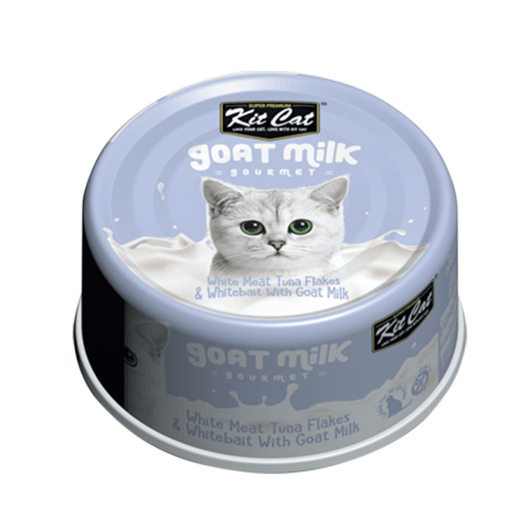 Kit Cat White Meat Tuna Whitebait with Goat Milk 70g