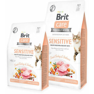 Brit Care Cat Grain-Free Sensitive Healthy Digestion & Delicate Taste 2kg