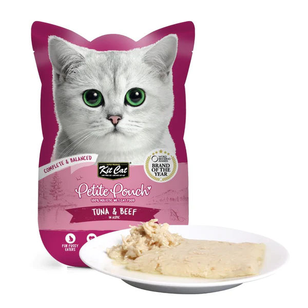 Kit Cat Petite Pouch Tuna & Beef 70g