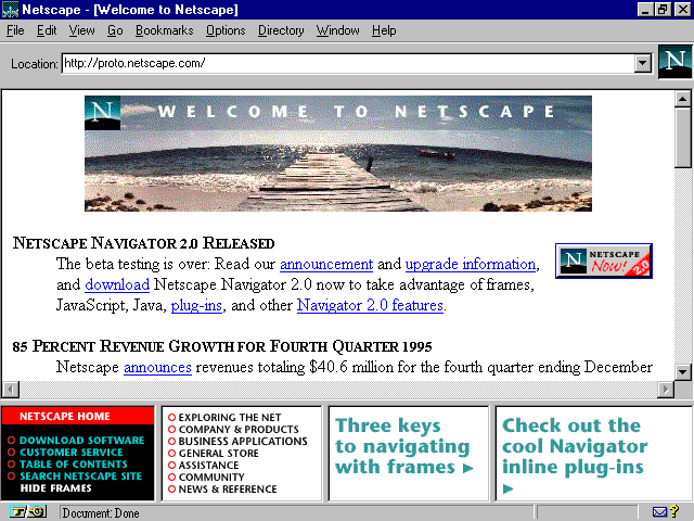 netscape navigator 2.0