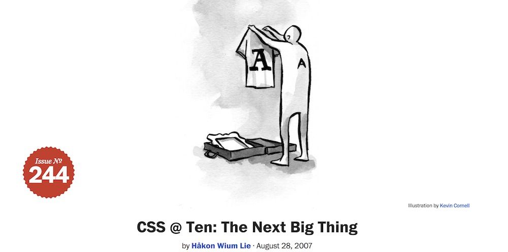 Image for a list apart article about CSS fonts