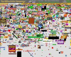 Million Dollar Homepage in process