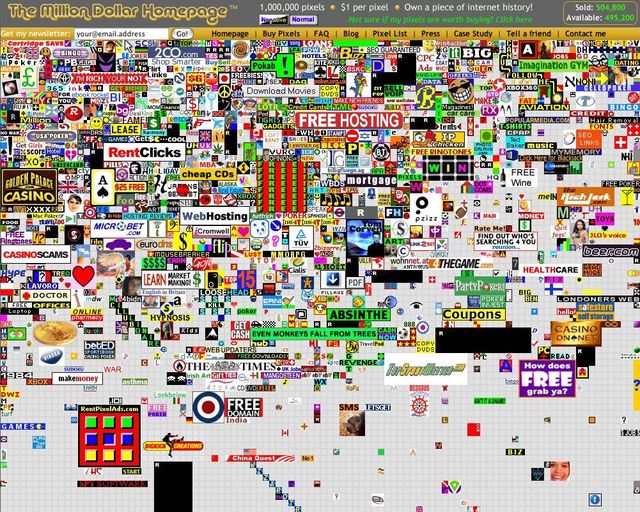 How The Million Dollar Homepage Made Internet History