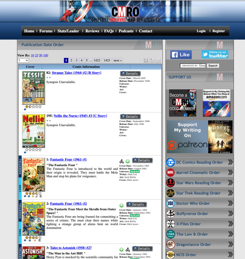 It's Lists All the Way Down - The History of the Web
