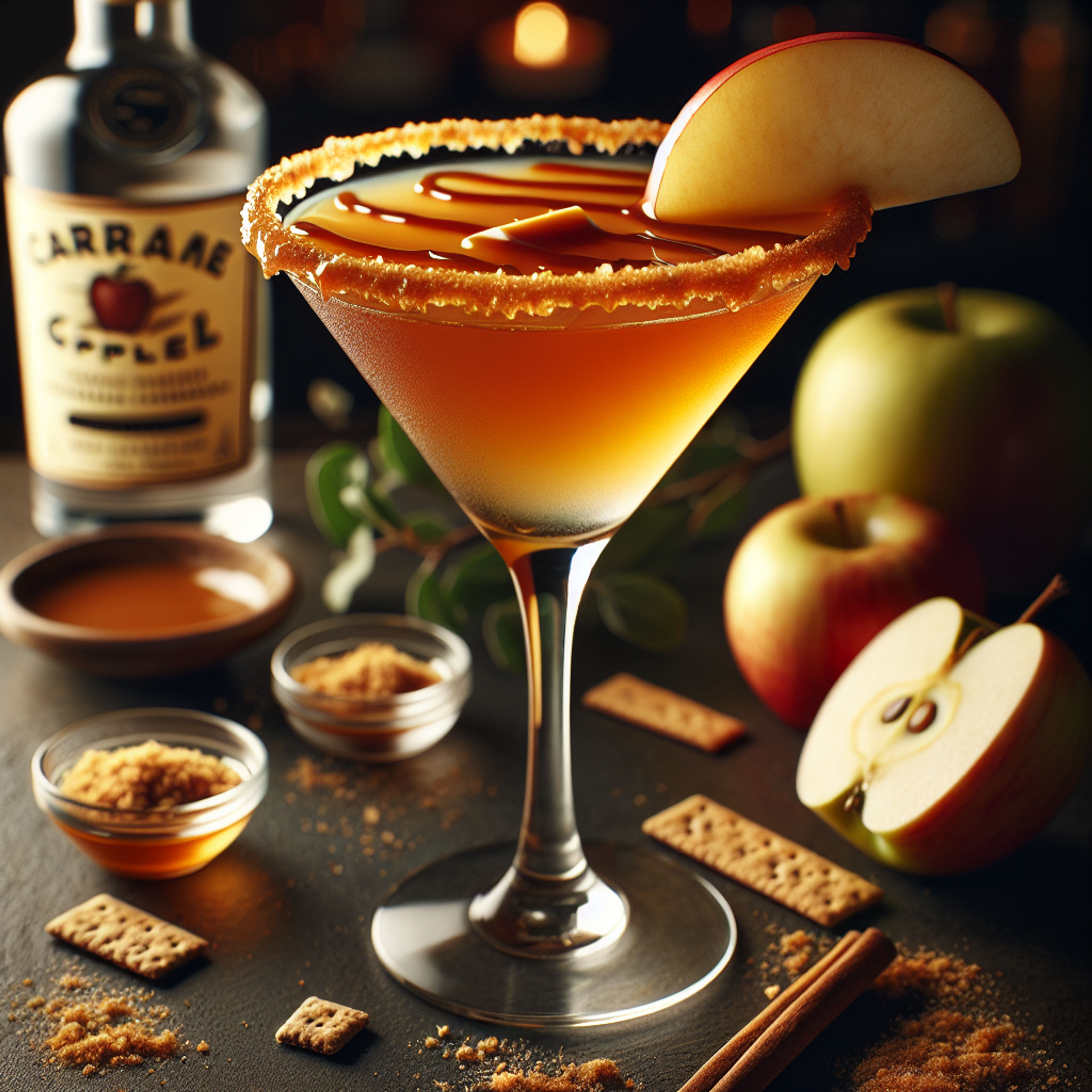 Caramel Apple Crisp Cocktail