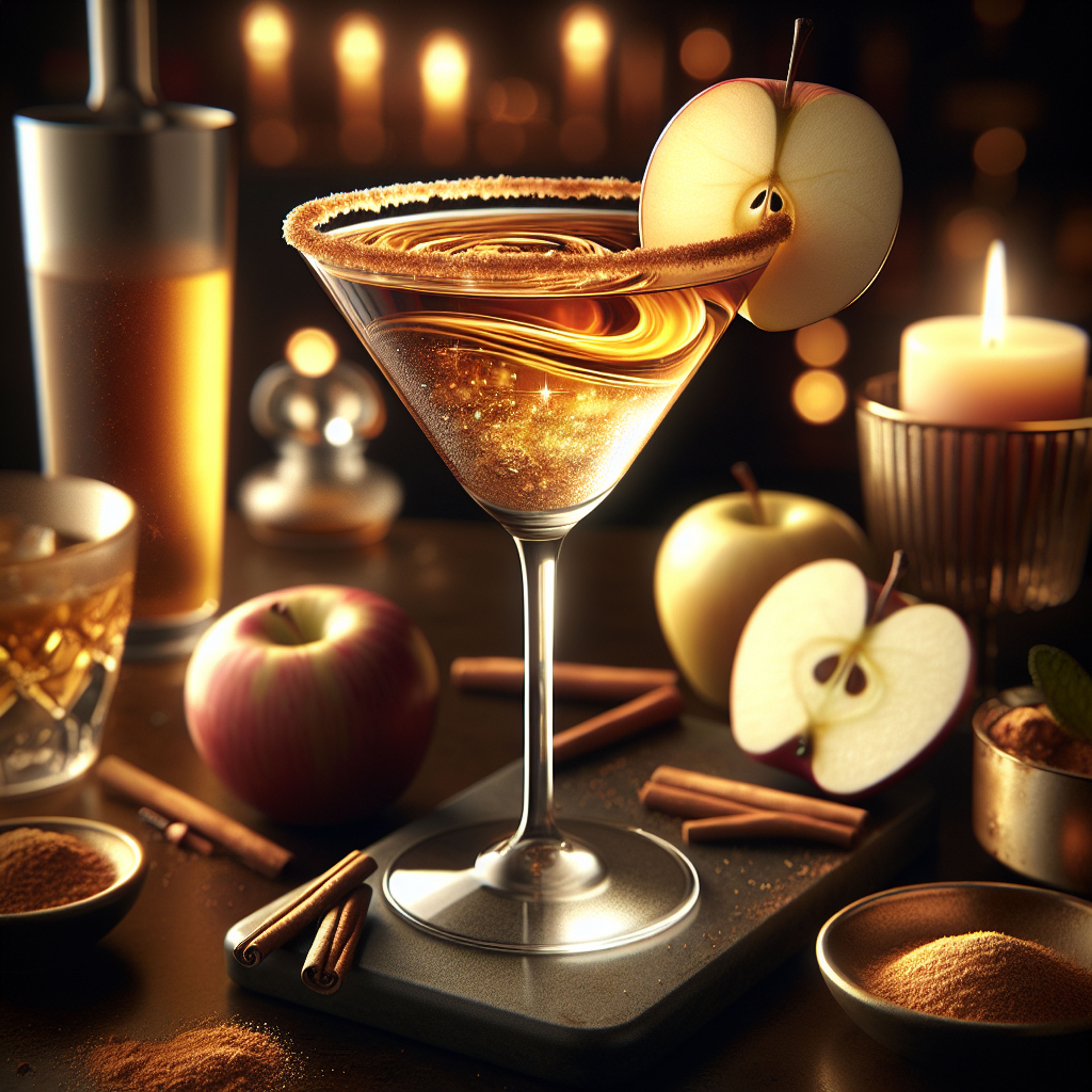 Caramel Apple Crisp Martini