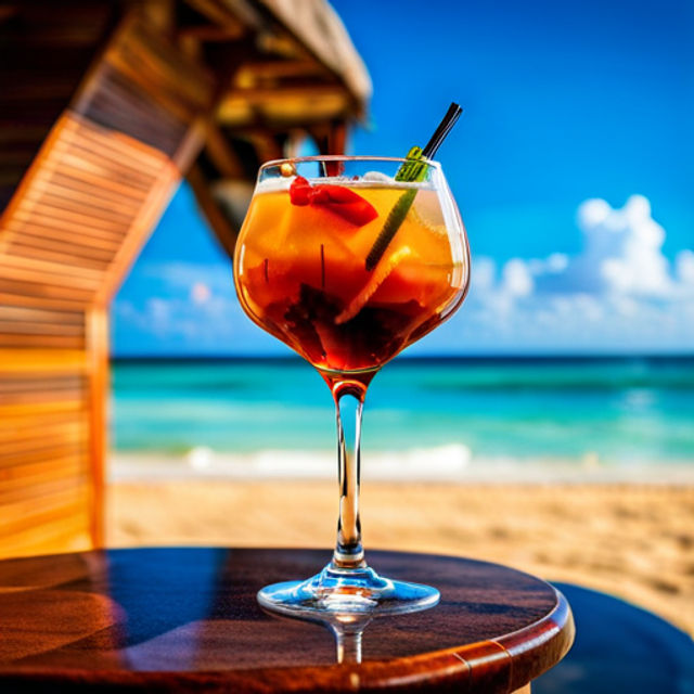 Cocktail God Zeus, Majestic cocktail embodying Zeus' power and elegance