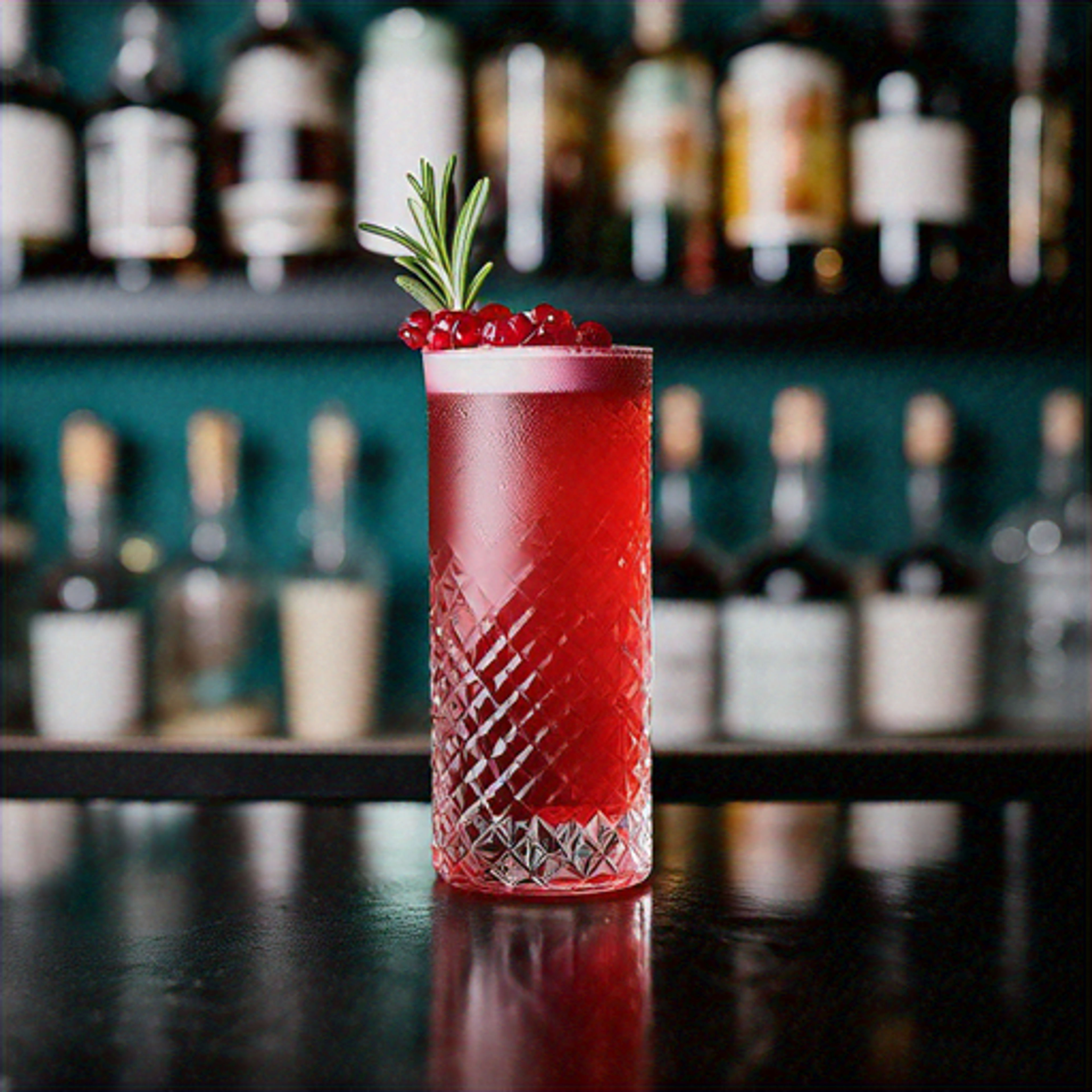 Cocktail  Ruby Forest Elixir