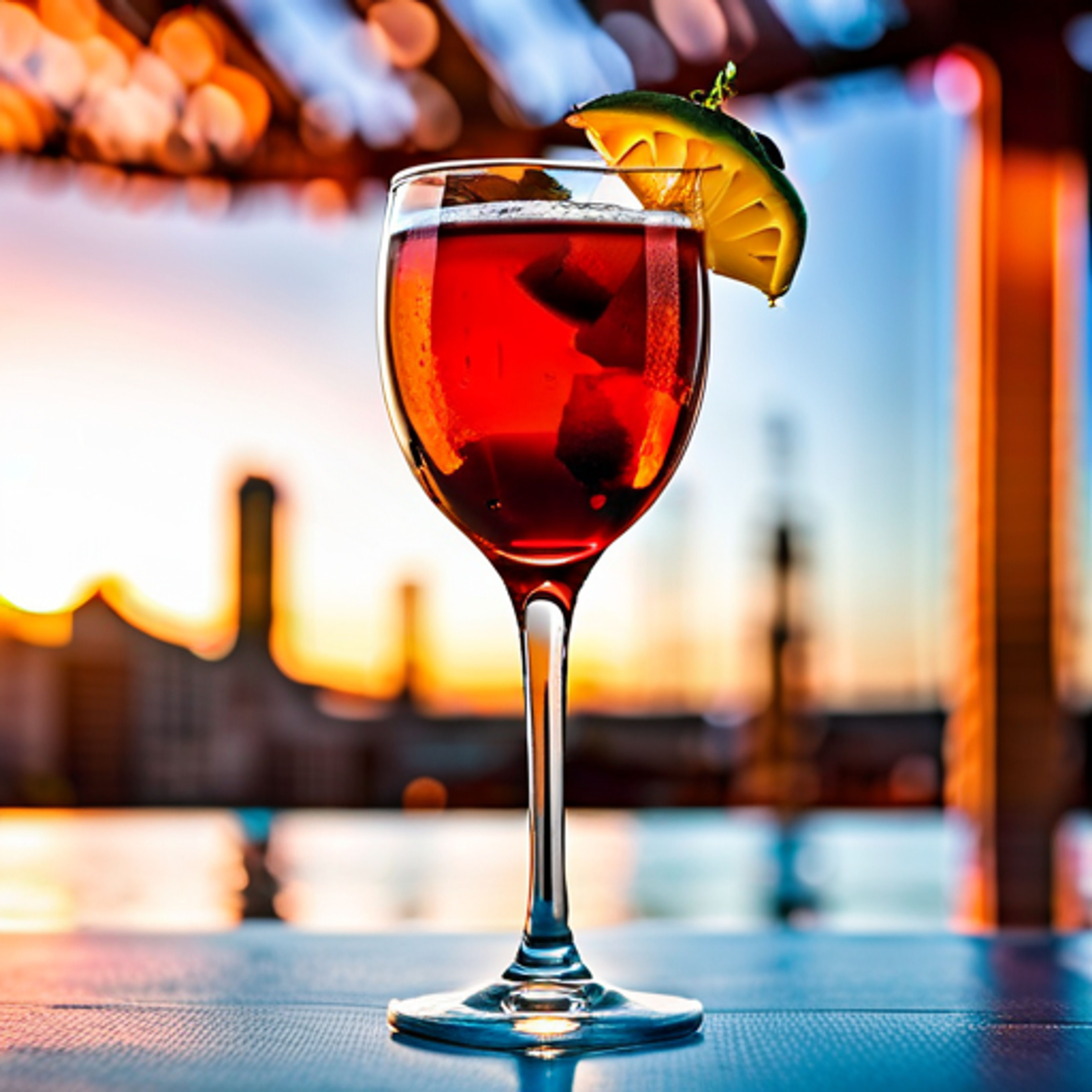 Crimson Elegance Cocktail