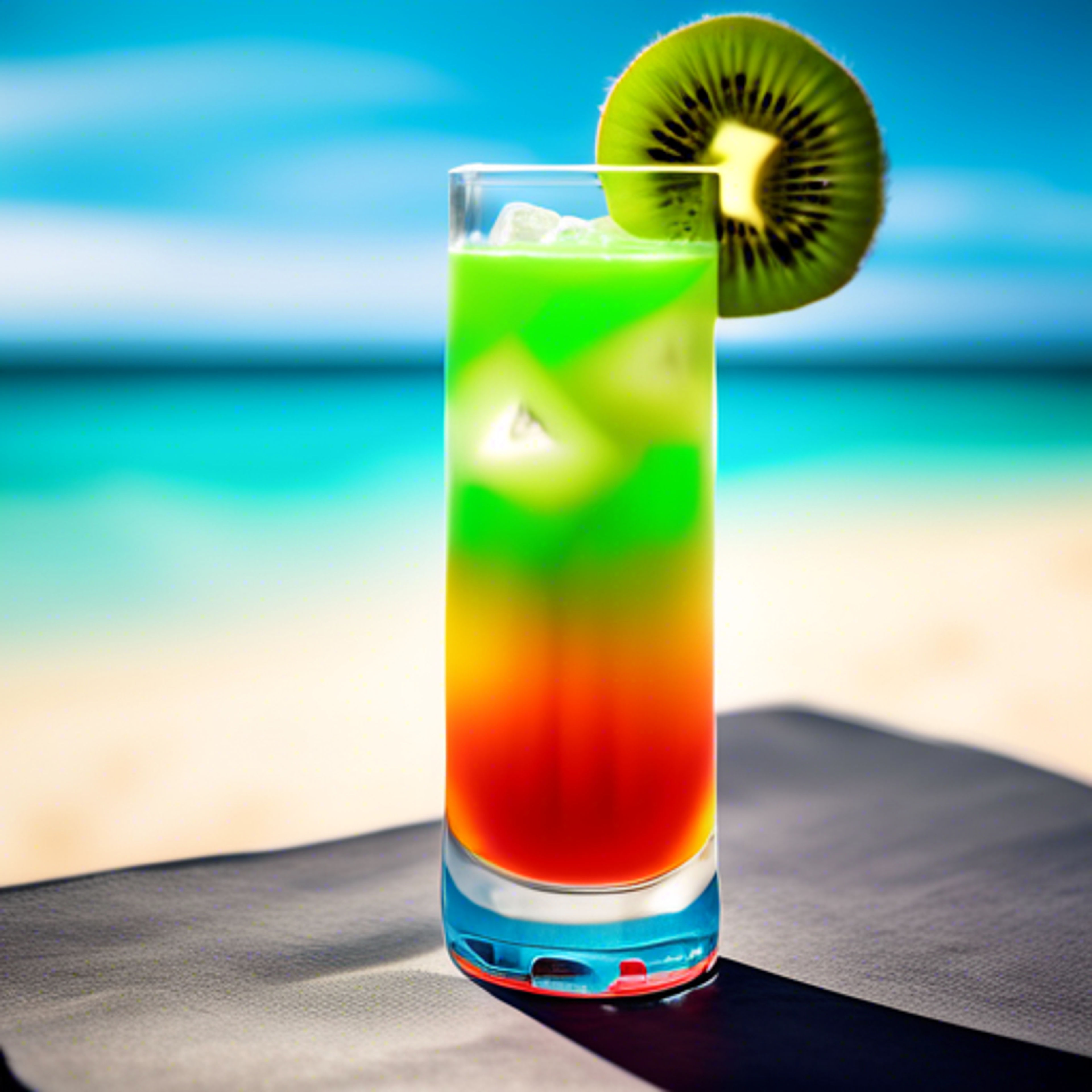 Emerald Kiwi Tequila Shot