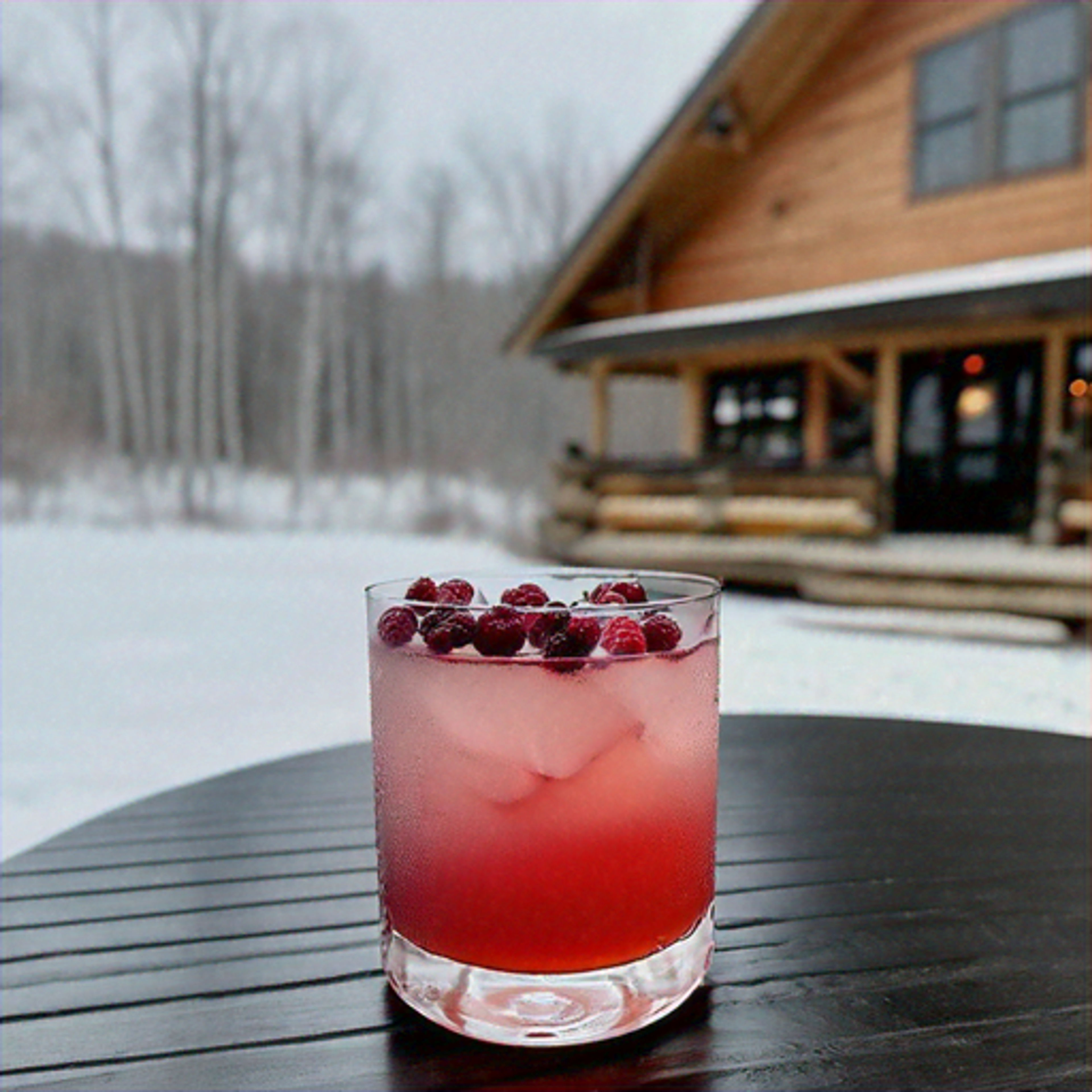 Frosted Cranberry Fireside