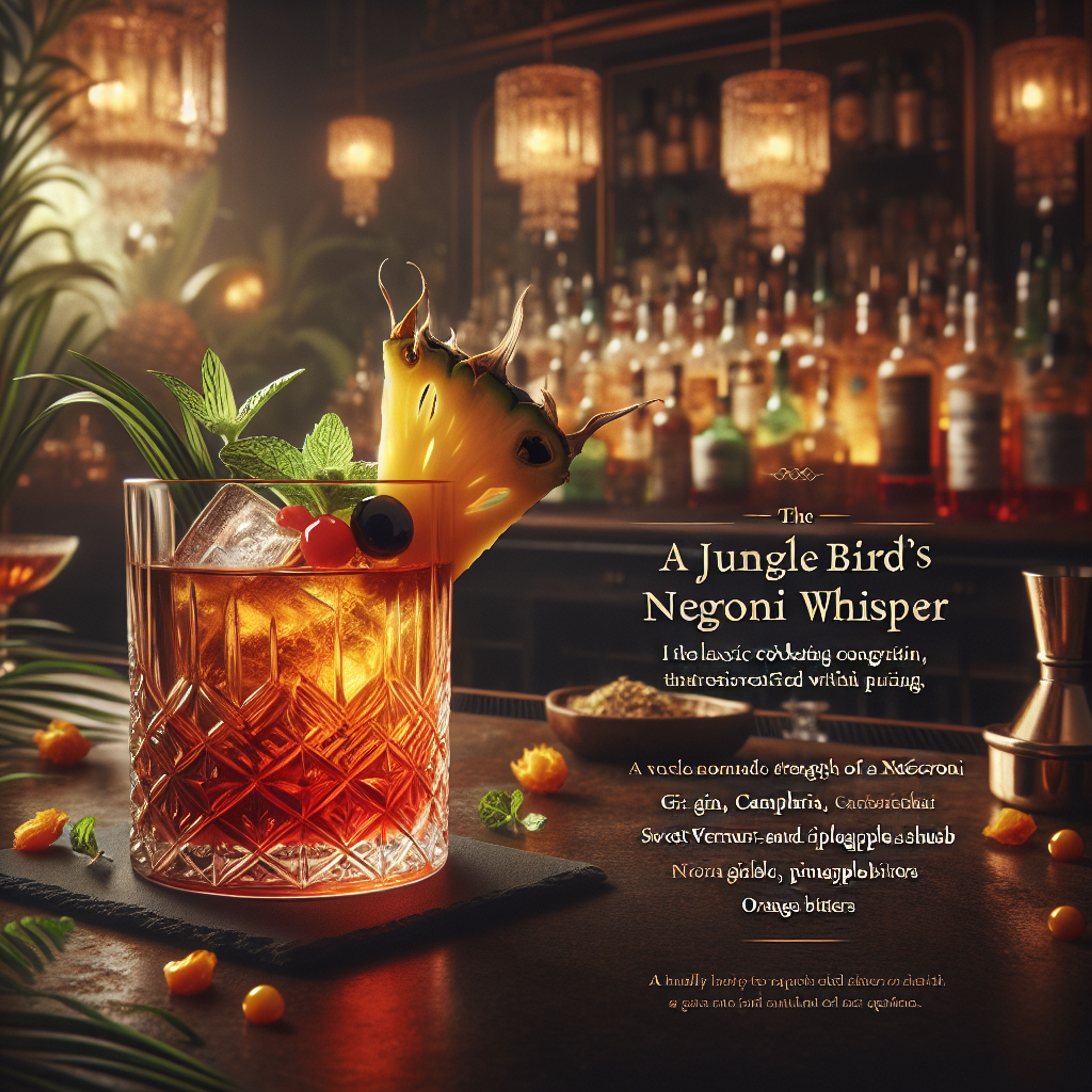 Jungle Bird's Negroni Whisper