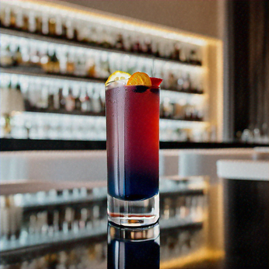 Lunar Eclipse Elixir, Cosmic cocktail inspired by lunar eclipse