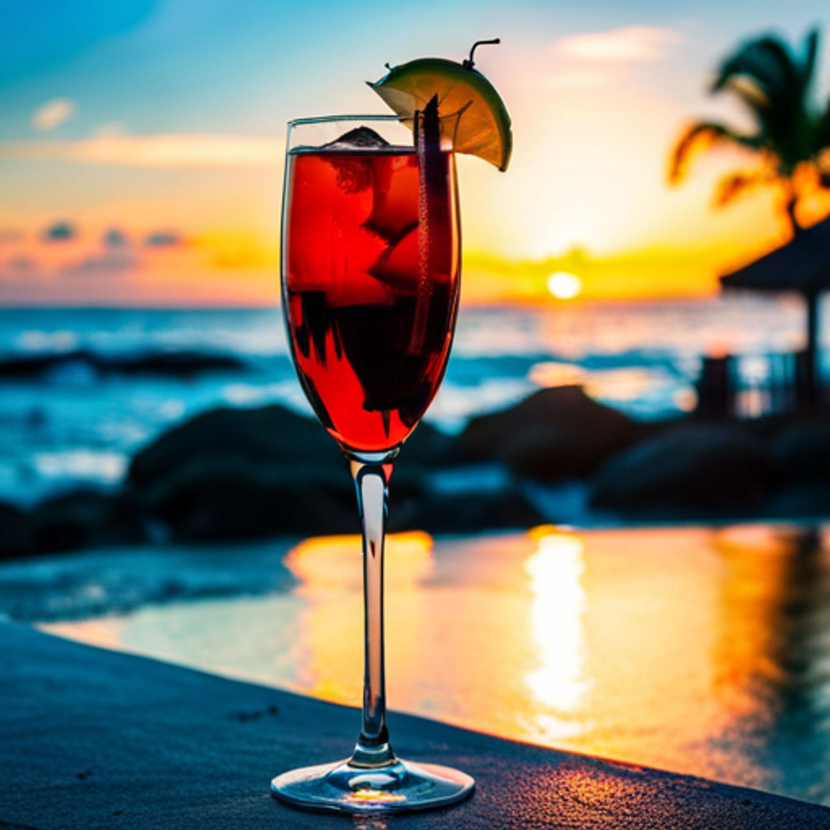 Midnight Enigma, Innovative, rich cocktail with deep, complex flavors ...