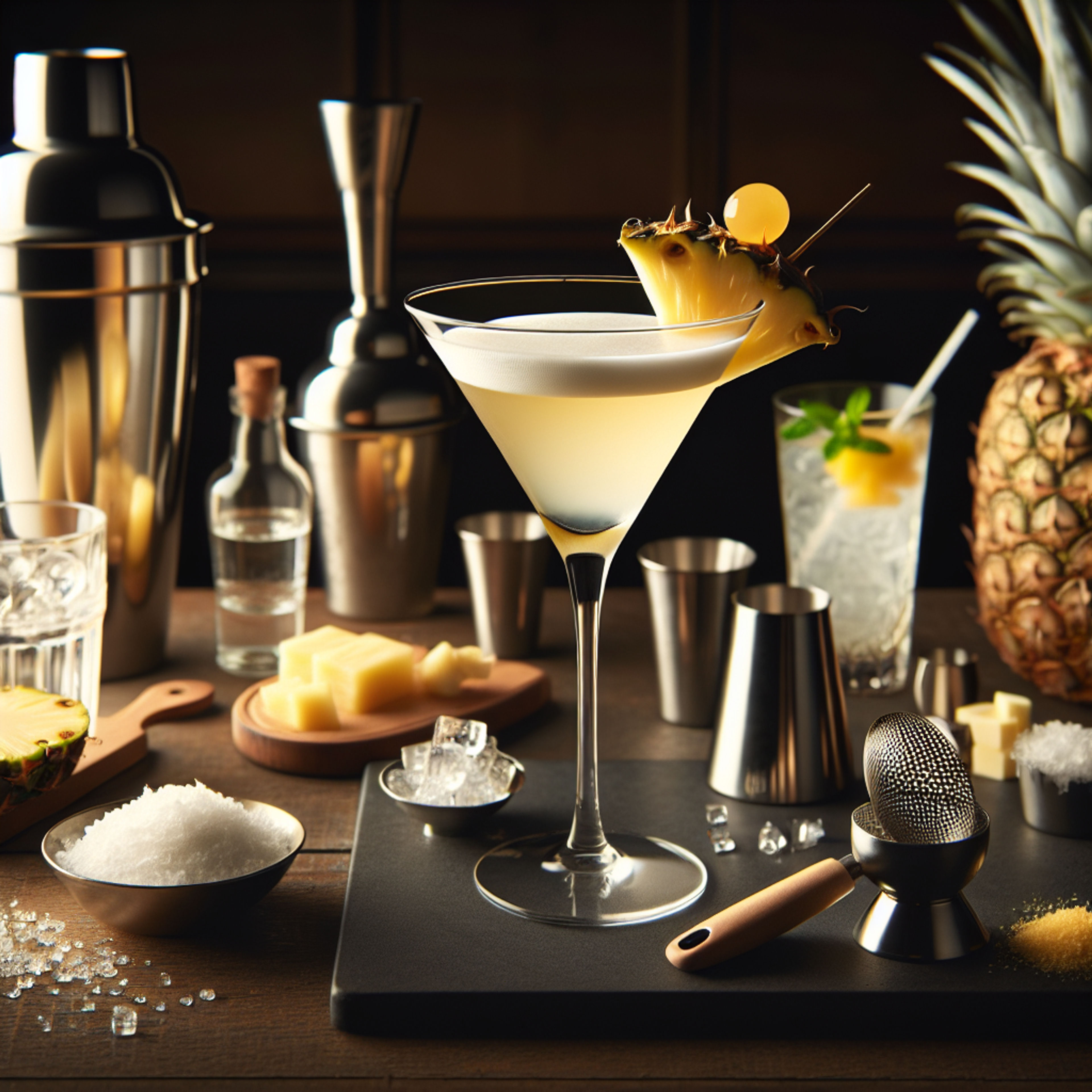 Pineapple Cloud Martini