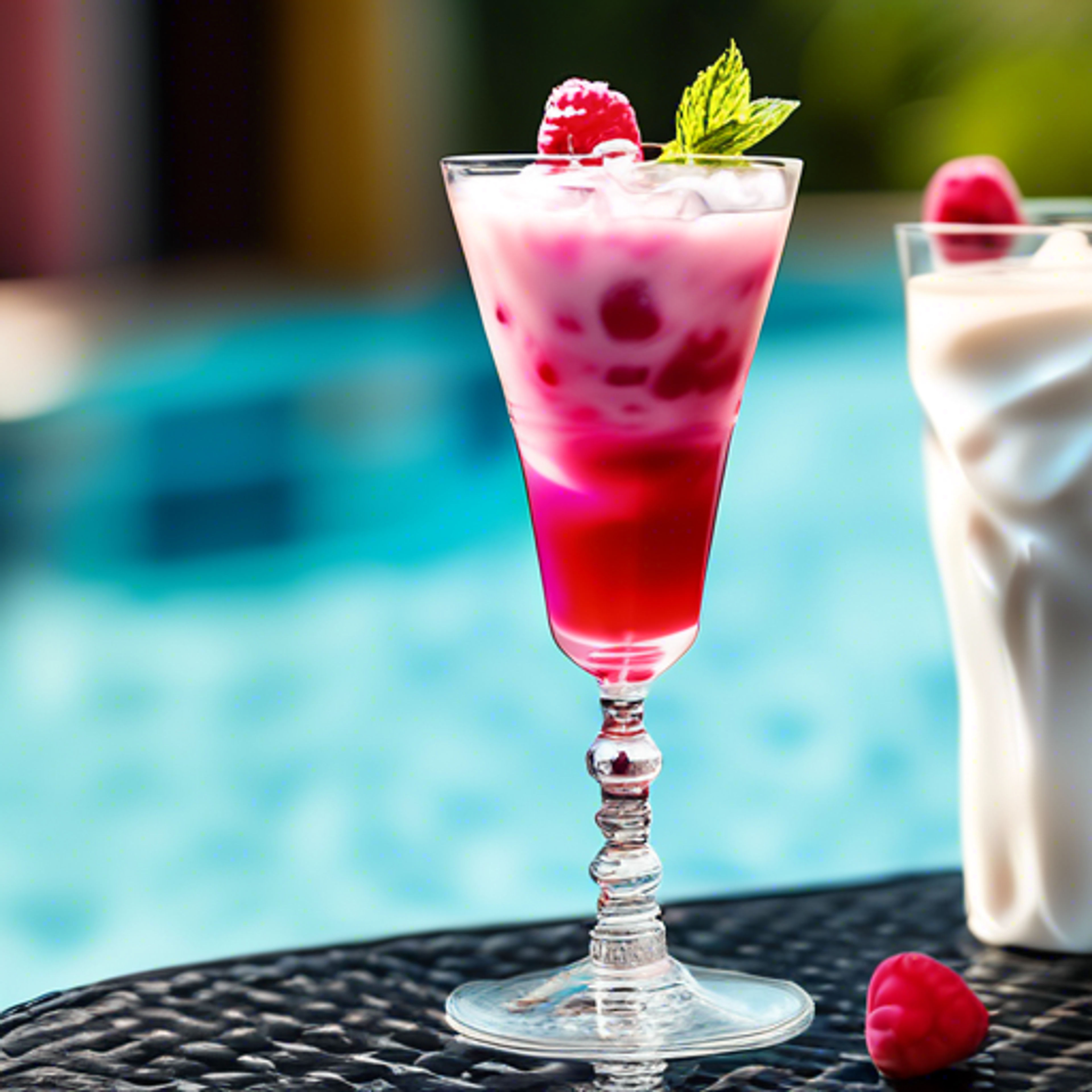 Raspberry White Velvet