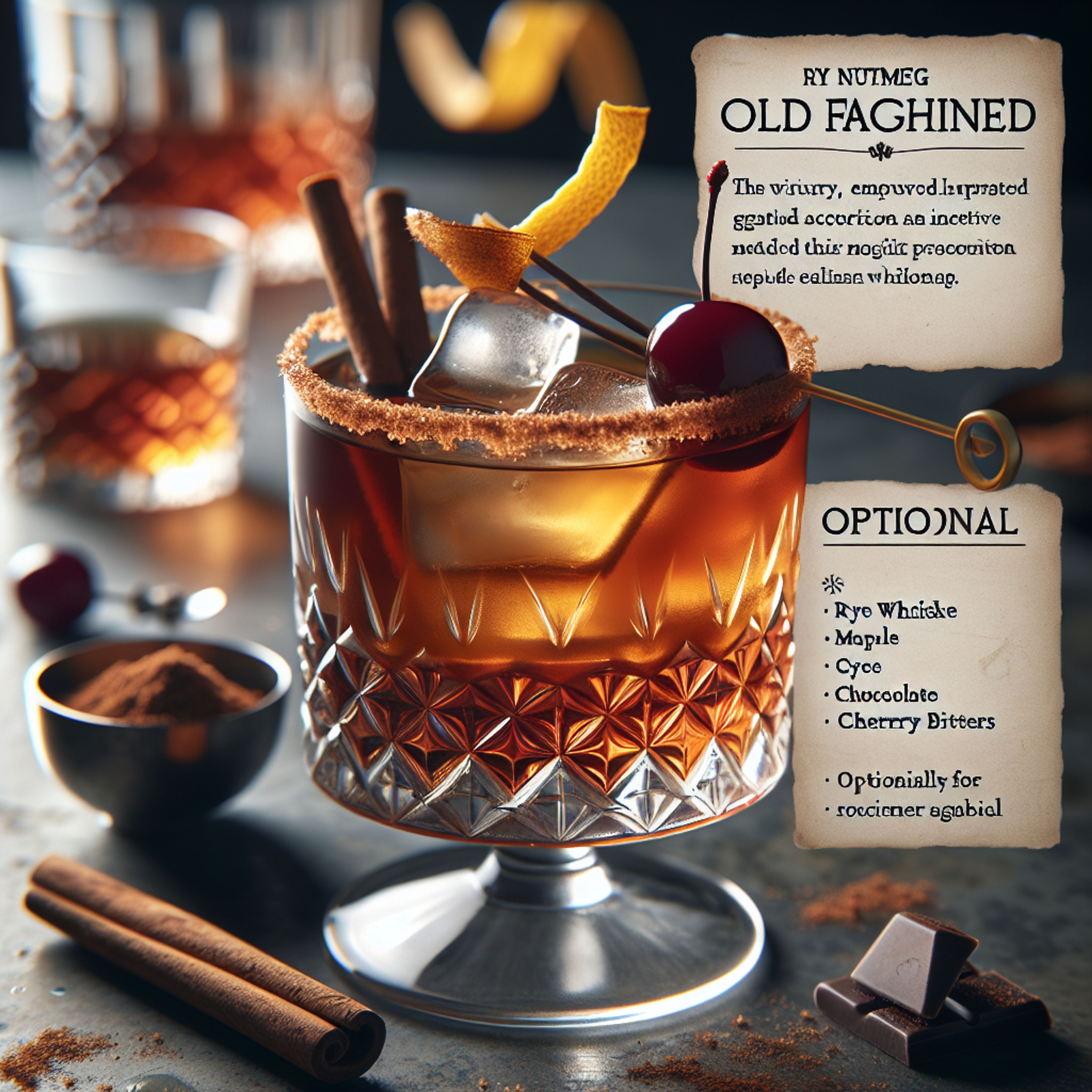 Rye Nutmeg Old Fashioned