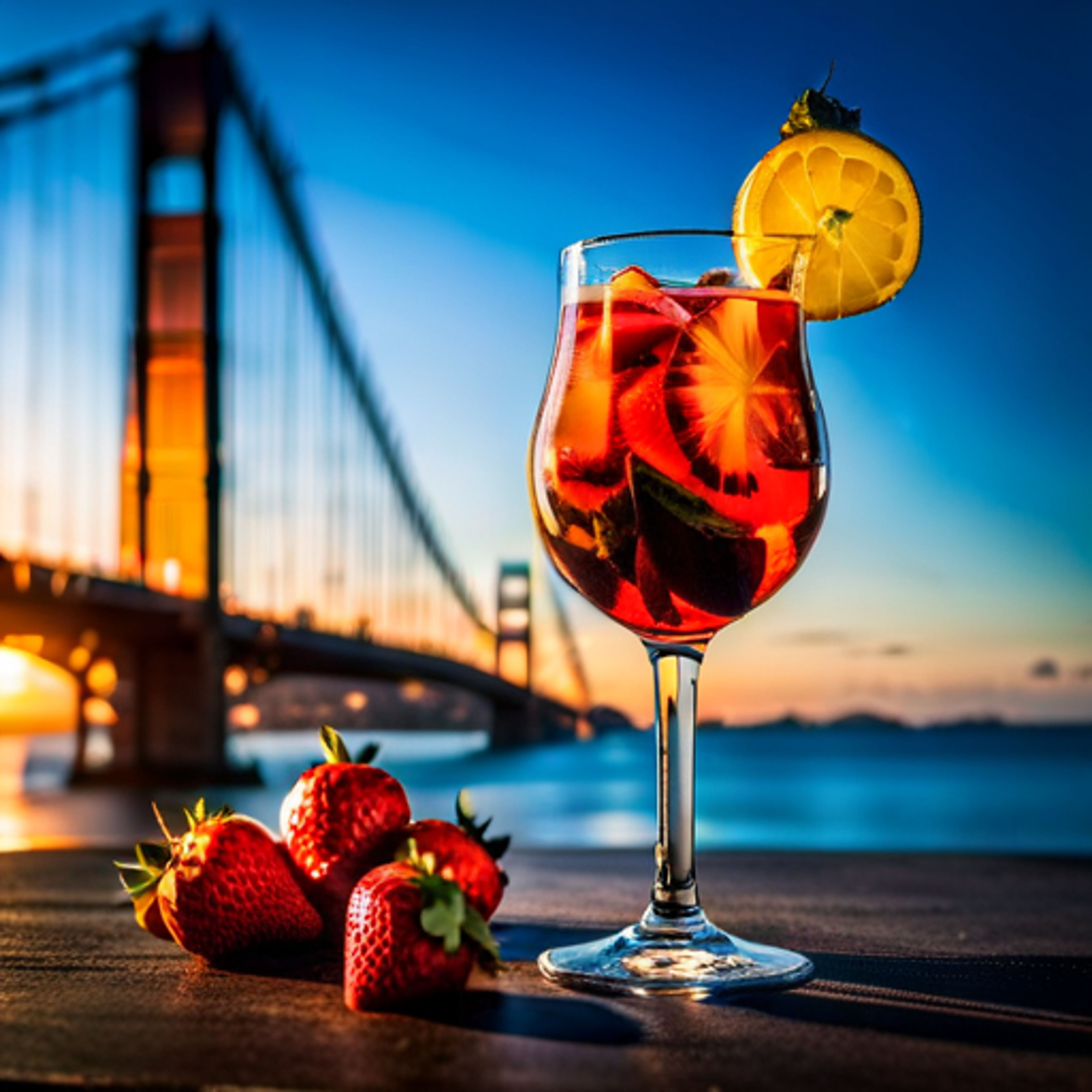 Summer Strawberry Sangria