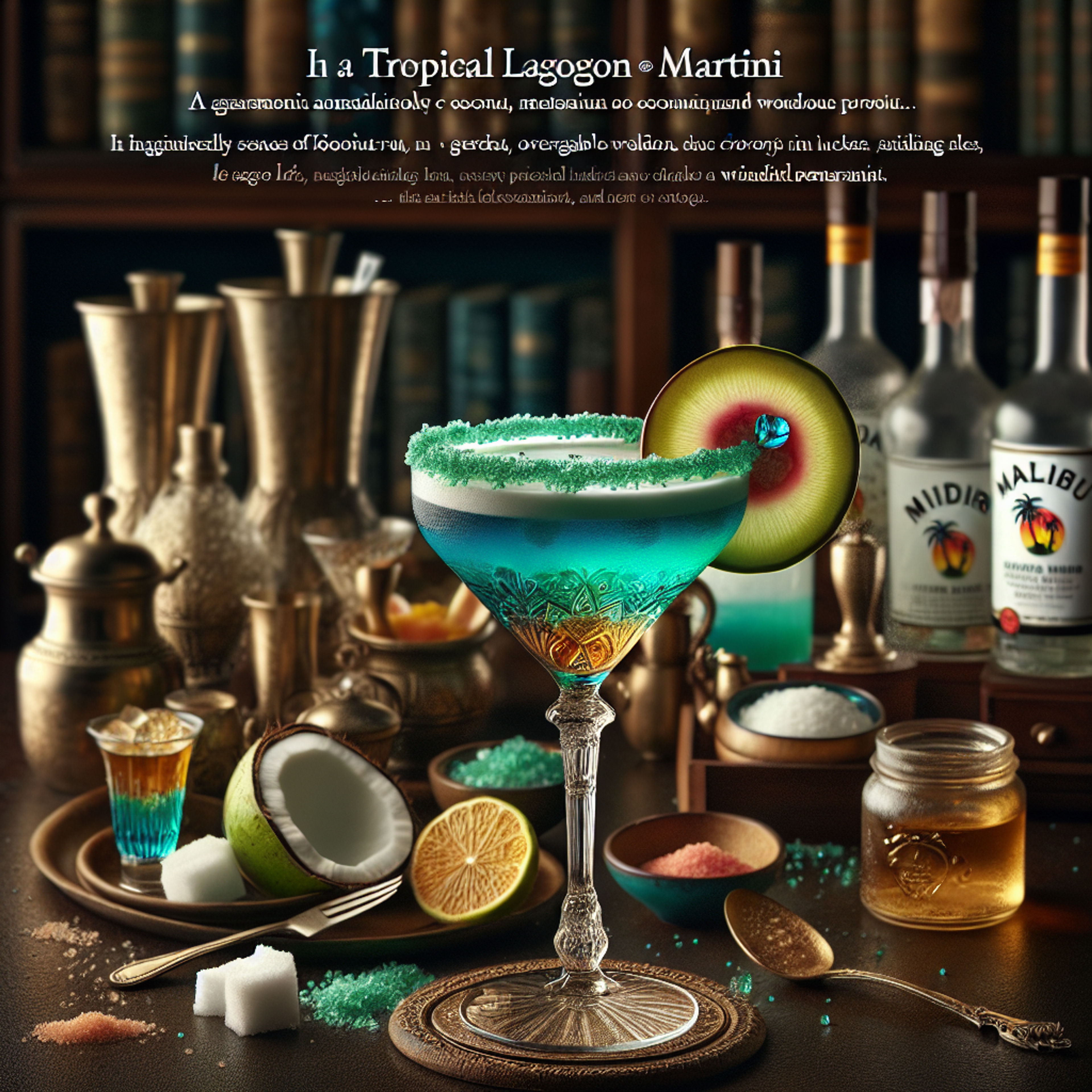 Tropical Lagoon Martini