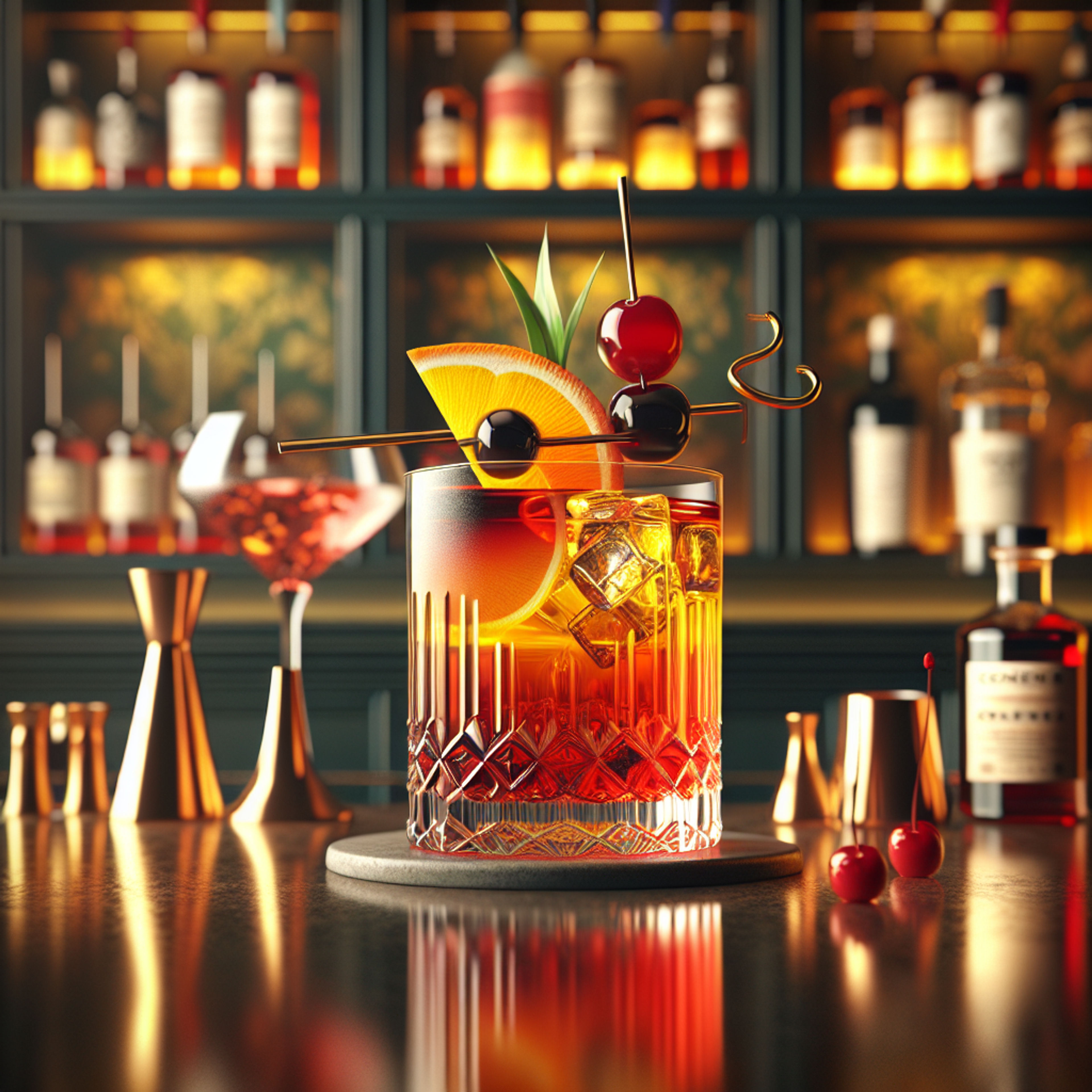 Tropical Sunset Negroni